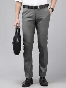 Arrow Men Hudson Tailored Tapered Fit Formal Trousers