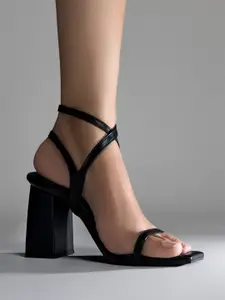 Signature Sole Block Sandals