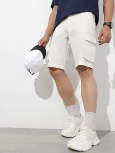 The Roadster Lifestyle Co. Men Solid Cargo Shorts