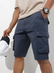 The Roadster Lifestyle Co. Men Solid Cargo Shorts