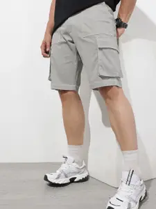 The Roadster Lifestyle Co. Men Solid Cargo Shorts