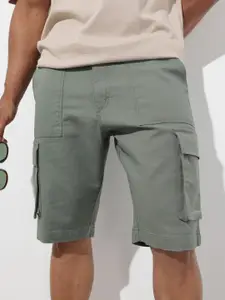 The Roadster Lifestyle Co. Men Solid Cargo Shorts