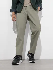 The Roadster Lifestyle Co. Men Relaxed Fit Trousers