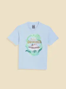 Allen Solly Junior Boys Printed Applique T-shirt