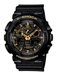 Casio G-Shock Men Black Analogue and Digital watch G519 GA-100CF-1A9DR