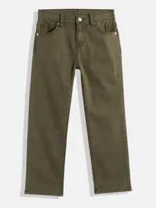 GAP Boys Straight Fit Twill Stretchable Jeans