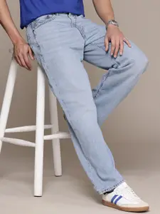 GAP Men Relaxed Fit Heavy Fade Stretchable Jeans