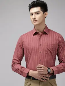 Van Heusen Pure Cotton Slim Fit Striped Formal Shirt