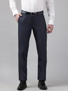 Blackberrys Men Slim Fit Low-Rise Trousers