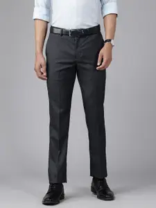 Blackberrys Men Mid-Rise Slim Fit Formal Trousers