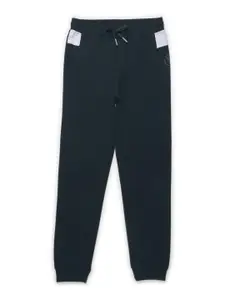 Alan Jones Boys Mid-Rise Cotton Regular Fit Joggers Track Pants