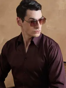 DENNISON Men Smart Fit Cooper Collar Formal Shirt