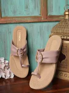 CORSICA Women One Toe Flats with Buckles