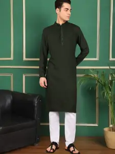 TATTVA Men Printed Regular Pure Cotton Kurta with Pyjamas
