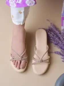 Shoetopia Women Embellished Party Wedge Sandals