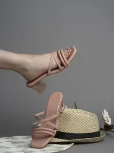 Creattoes Women Block Heel Sandals