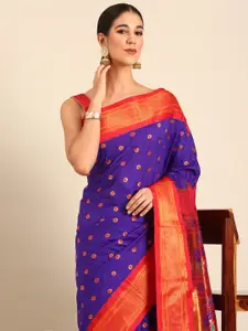 Varkala Silk Sarees Ethnic Motifs Paithani Saree