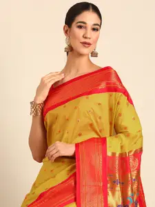 Varkala Silk Sarees Ethnic Motifs Paithani Saree
