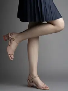 Creattoes Women Block Sandals with Bow