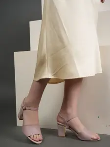 DressBerry Party Block Sandals Heels