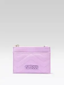 GUESS Women Quilted Card Holder