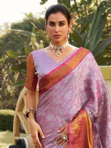 Satrani Woven Design Pure Silk Banarasi Saree