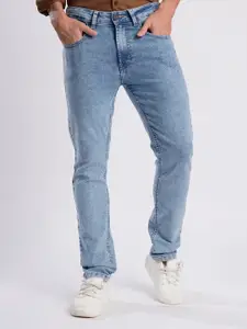 Bene Kleed Men Slim Fit Mid-Rise Light Fade Stretchable Jeans