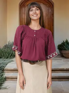 U.S. Polo Assn. Women Women Solid Kimono Sleeve Top