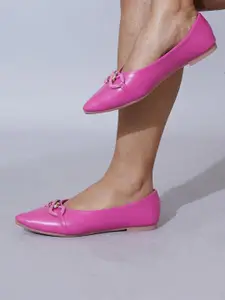 Sherrif Shoes Women Solid Mules with Bows Flats