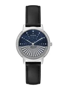 GUESS Women Leather Straps Analogue Watch - GW0377L1