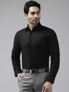 Blackberrys India Fit Cutaway Collar Pure Cotton Slim Formal Shirt