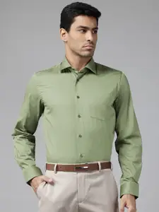 Blackberrys Men Pure Cotton Slim Fit Formal Shirt