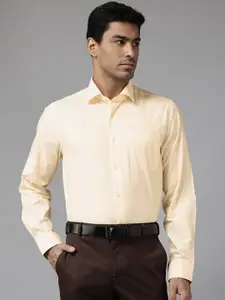 Blackberrys Cotton Slim Fit Printed Formal Shirt