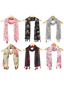 StoleVilla Women Cotton Printed Scarf