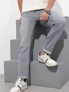 The Roadster Lifestyle Co. Men Slim Fit Mid-Rise Light Fade Stretchable Jeans