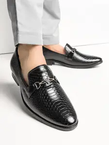 House of Pataudi Men Office Wear Formal Slip-Ons