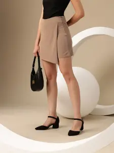 Chemistry Women High-Rise Layered Mini Skorts