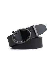 LOOPA Men Textured Leather Formal Belt