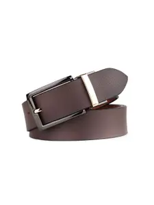LOOPA Men Textured Leather Formal Belt