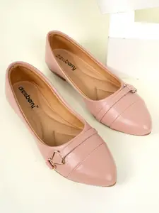 DressBerry Women Solid Mules Flats with Buckles