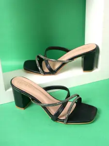 DressBerry Women Embellished Block Heels Sandals