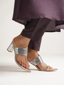 JM Looks Women Stylish Comfortable Block Heel Sandals