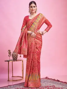 Anouk Ethnic Motifs Zari Banarasi Saree