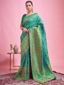 Anouk Ethnic Motifs Zari Banarasi Saree