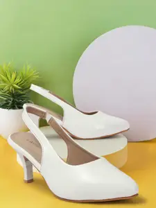 Lavie PU Slim Heeled Pumps