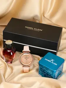Daniel Klein Women Watch & Fragrance Feminine Charm Combo - DKC002-2