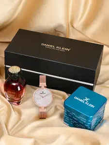 Daniel Klein Women Dial & Stainless Steel Bracelet Style Straps Analogue Watch DKC002-1