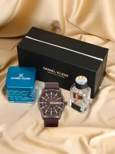 Daniel Klein Men Dial & Leather Straps Analogue Watch