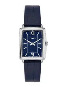 Timex Women Leather Straps Analogue Watch - TWEL221SMU01