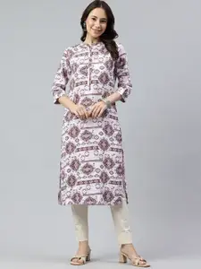 Anouk Women Printed Pathani Kurta